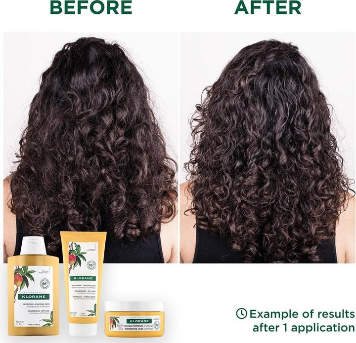 Immagine prodotto Klorane Crema da giorno per capelli al mango (125 ml)