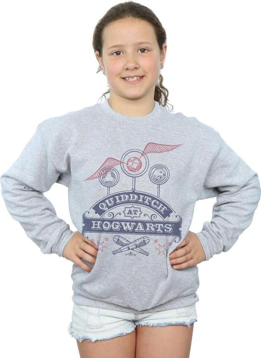 Produktbild Quidditch At Hogwarts Sweatshirt Mädchen (140, 146)