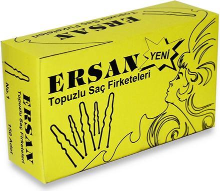 Produktbild Ersan Haarklemmen gewellt 5cm Gold 150 Stück (150 Stk.)