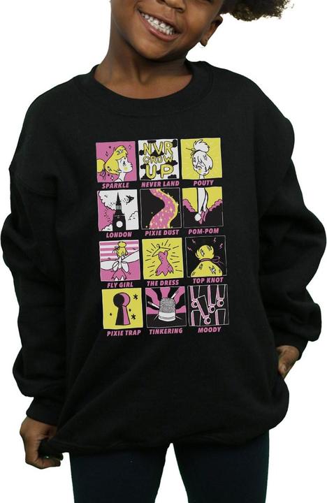 Produktbild Disney Tinkerbell Squares Sweatshirt Mädchen (152, 158)