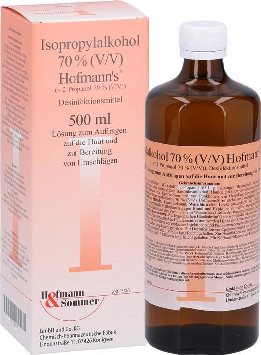 Produktbild Isopropylalkohol 70% 's, 500 ml Lösung (500 ml)