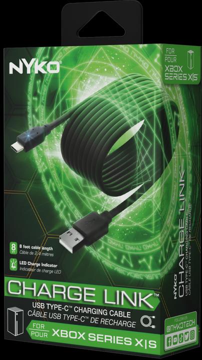 Actual product image Nyko Charge Link USB/USB-C for Playstation 5 / Xbox Series X - S - 2,5 meter (Xbox Series X, PS5)