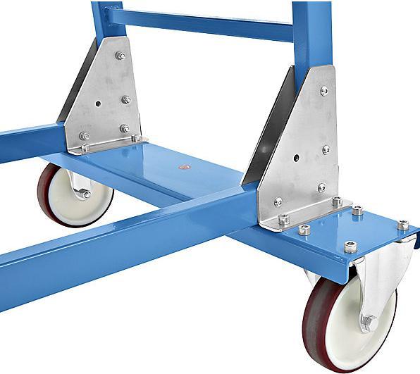 Produktbild eurokraft pro Mobile Podestleiter PREMIUM (Plattformleiter, 131 cm)