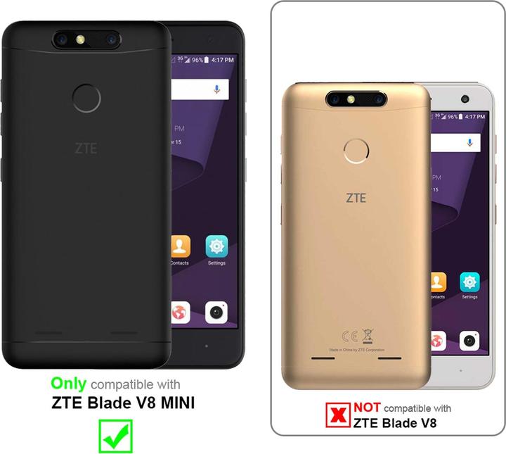 Produktbild Cadorabo Flip wie Invisible Cover (ZTE Blade V8 Mini)