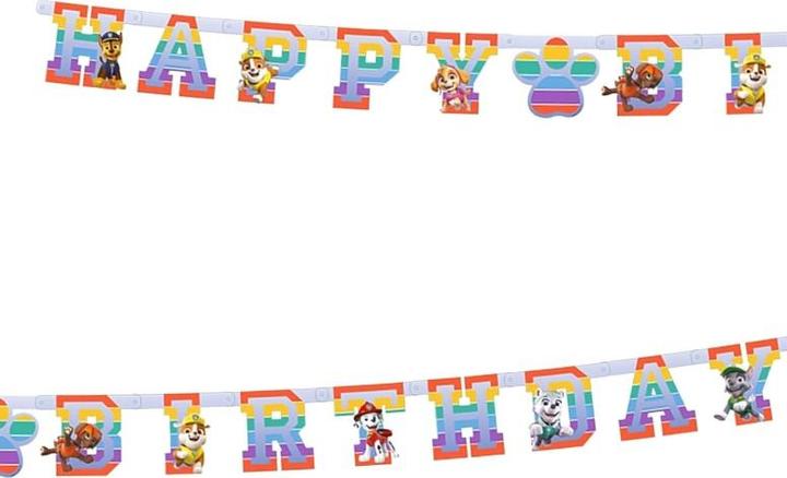Actual product image Haza Witbaard PAW Patrol Letter Garland, 180cm