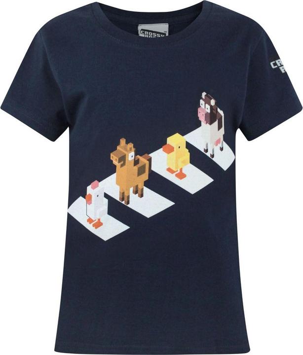 Produktbild Crossy Road Mädchen Official Character Crossing Kurzarm TShirt (116)