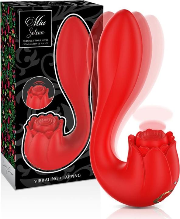 Actual product image Mia Selena Stimulator Vibrate + Flaps Red