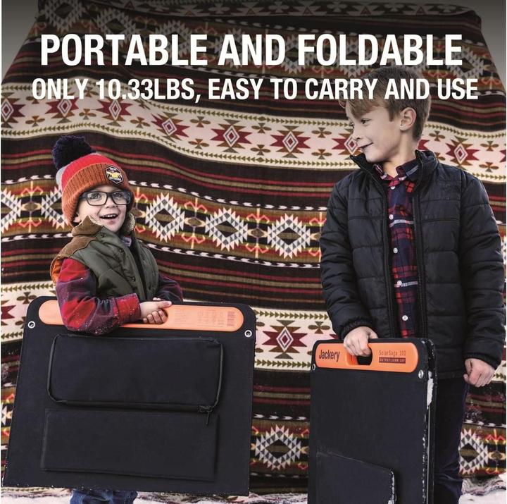 Image du produit Jackery SolarSaga (100 W, 4.69 kg)