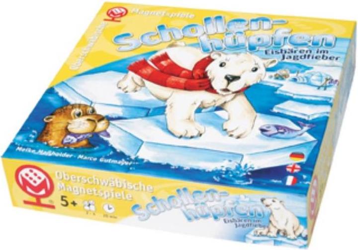 Image du produit Oberschwäbische Magnetspiele 65083 - Schollenhüpfen, jeu de plateau et de figurines (DE, EN, FR), pour 2-4 joueurs, dès 5 ans (Anglais)