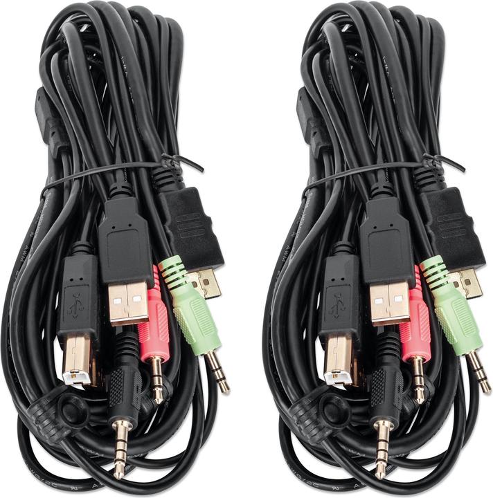 Actual product image Manhattan KVM Switch
