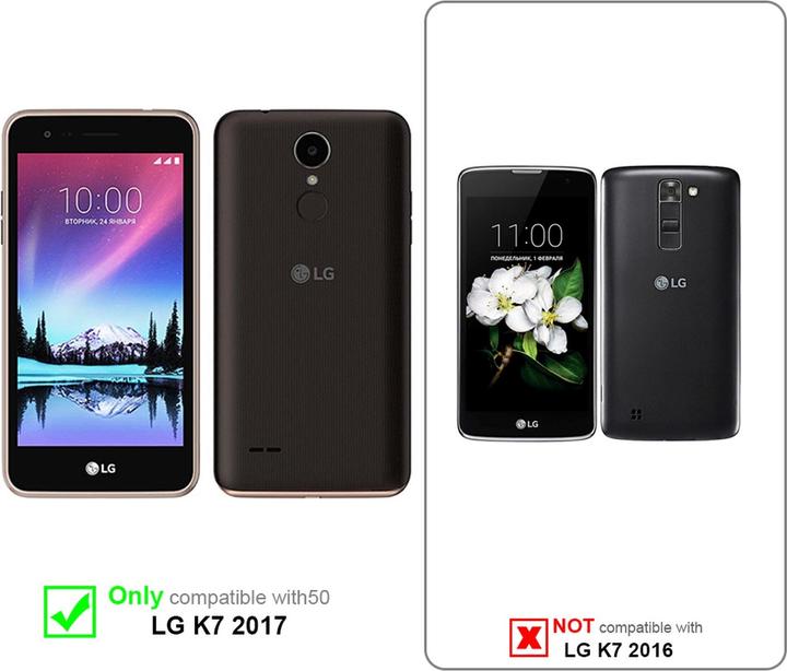Actual product image Cadorabo Book Invisible Magnet Cover (LG K7)