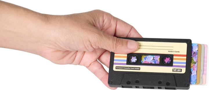Bitten Cassette Card Holder Black