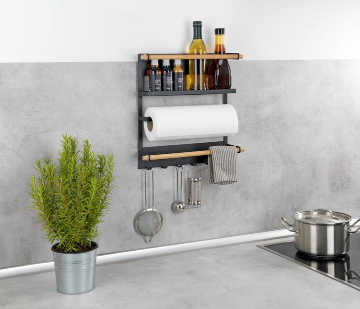 Immagine prodotto Wenko Scaffale magnetico da cucina Magna nero