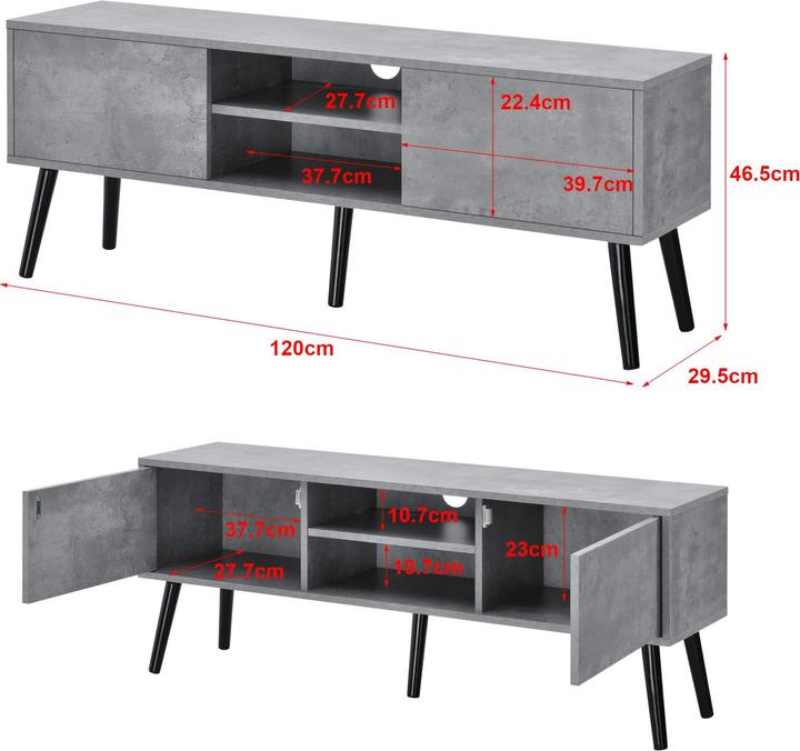 Produktbild En.Casa Eskilstuna (120 x 29.5 x 46.5 cm)