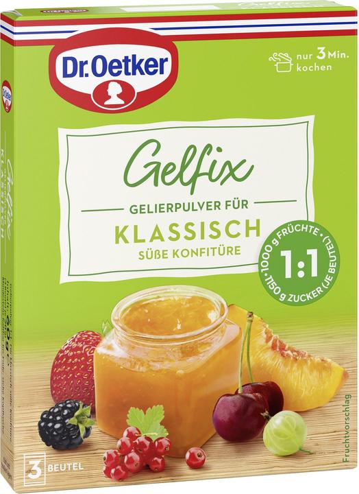 Immagine prodotto Dr. Oetker Gelfix Classic 1:1 3Er (60 g)