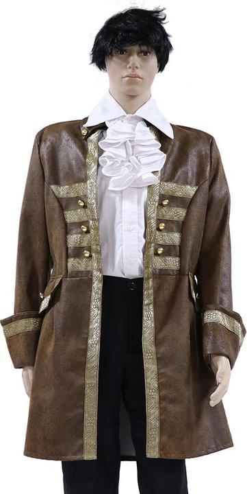 Actual product image Magic by Freddie Men's Pirate Coat Double Face, Faux Leather (S)