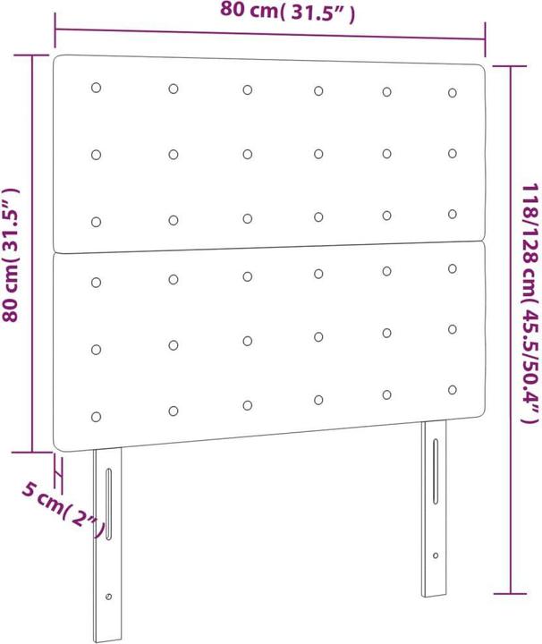Immagine prodotto VidaXL Kalel (80 x 5 x 128 cm)