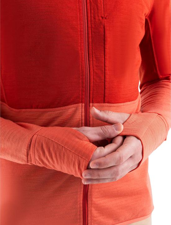 Actual product image Icebreaker Merino 200 Realfleece Descender L/S Zip Hoodie (L)