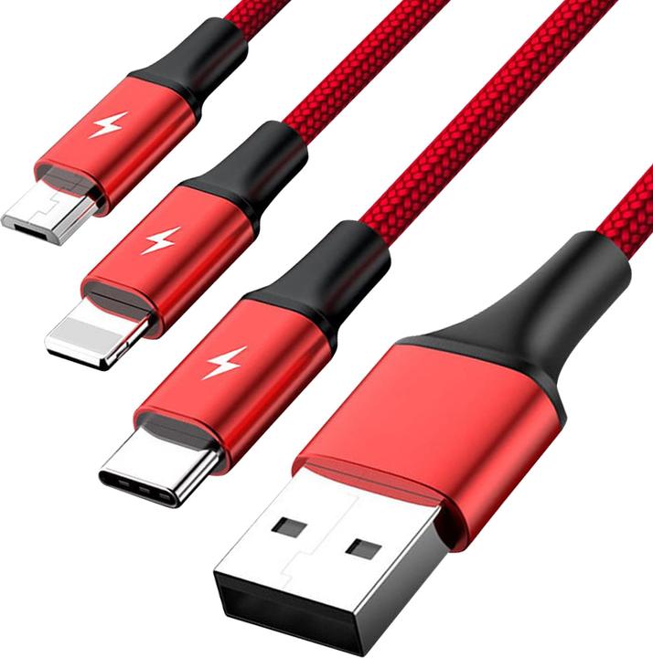 Unitek USB-A – USB-C, Lightning, USB Micro B (1.20 m, USB 3.2 Gen 1)