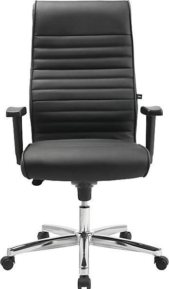 Produktbild Topstar Chefsessel PRIME TIME 100, PT19TA80 Leder schwarz, Gestell chrom
