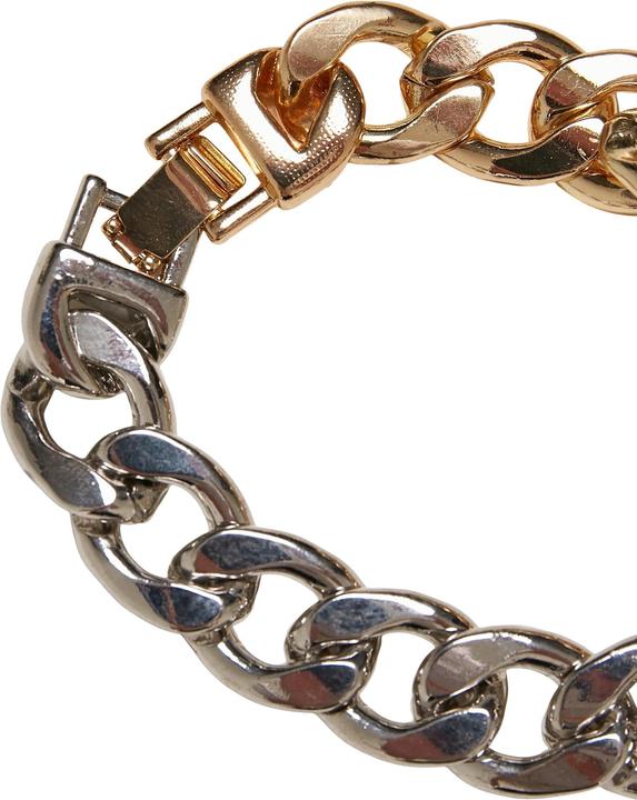 Produktbild Urban Classics Heavy Two-Tone Bracelet (21 cm, 100% Baumwolle)