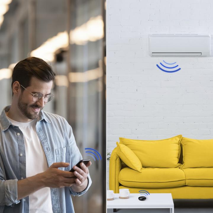Immagine prodotto Hama Smarte WLAN-Universal-Fernbedienung, Infrarot, für Sprach-/App-Steuerung (Telecomando universale, Infrarossi, WiFi)