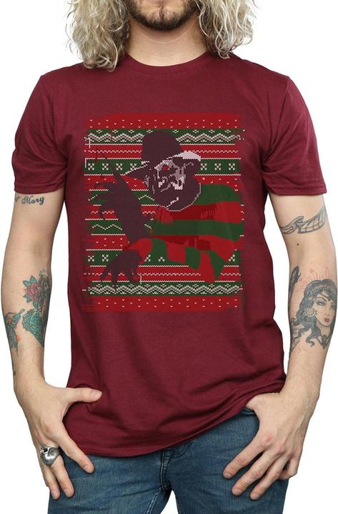 Produktbild Absolute Cult Christmas Fair Isle TShirt (M)