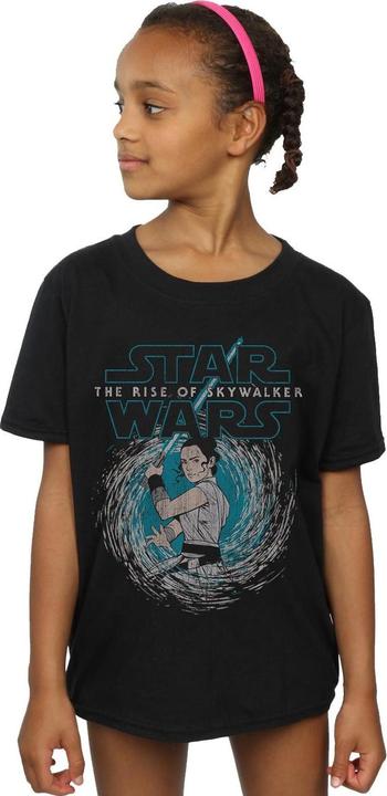 Produktbild Star Wars The Rise Of Skywalker Rey Whirl TShirt Mädchen (152, 158)