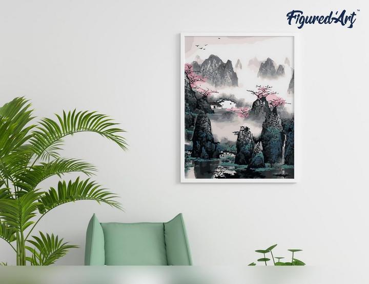 Actual product image Figured'Art Painting by numbers - Landscape of China