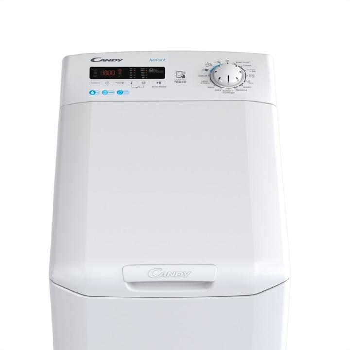 Produktbild Candy Smart CST 262DE1-11 Toplader-Waschmaschine 6 kg 1200 U/min Weiss (6 kg, Unten)