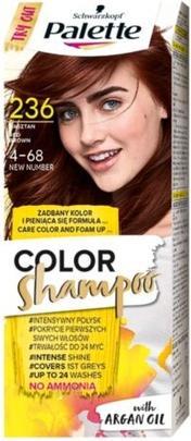 Palette Color Shampoo Coloring Up To 24 Wash 4-68 Chestnut (68 ml, Flüssiges Shampoo)
