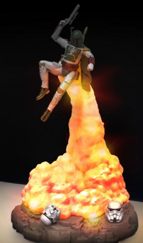 Actual product image Paladone Products Lampada Star Wars : Boba Fett Diorama Light 31 cm