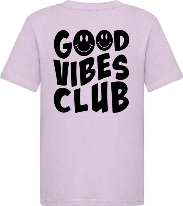 Image du produit Merchcode Kids Good Vibes Club Front for Light - Basic Tee - 184965 (158)
