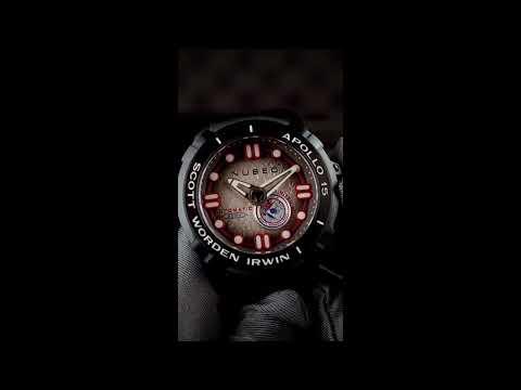 Actual product image Nubeo NB-6093-55 Apollo 55th (Rotating bezel left)