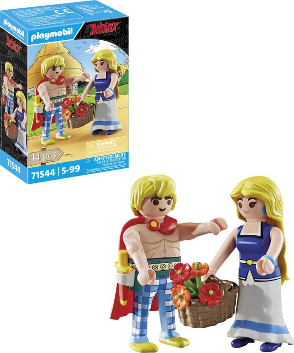 Actual product image Playmobil Asterix: Tragicomix and Falbala (71544, Playmobil Asterix)