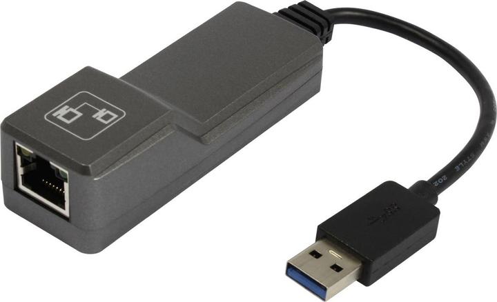 Produktbild Allnet ALL0174XG-A - USB Typ-C - RJ-45 - Schwarz (USB-C, RJ45 (1x))