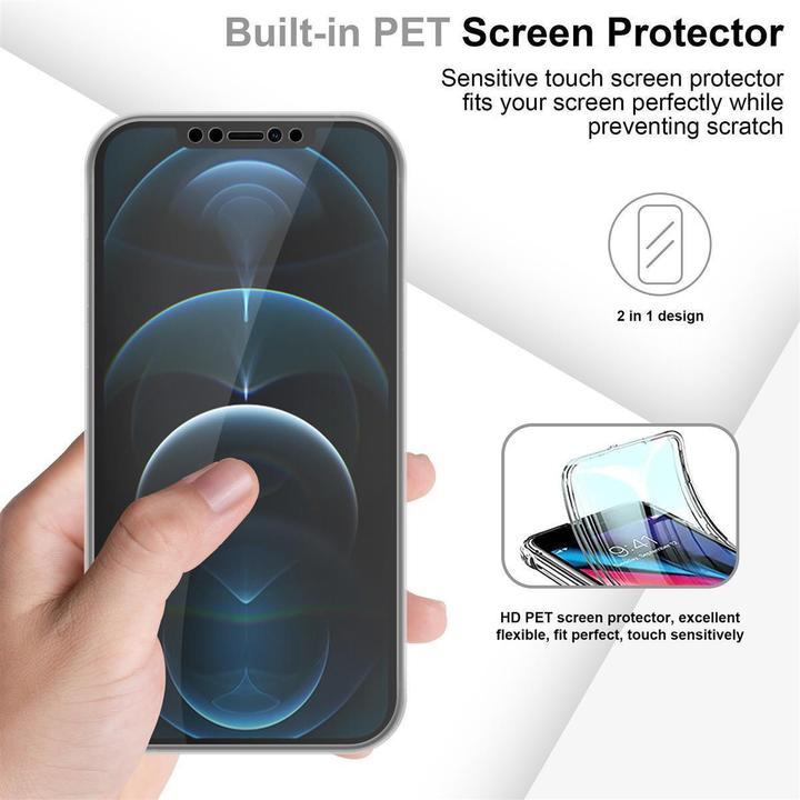 Actual product image Cadorabo TPU 360 Degree Case Cover (Apple iPhone 12 Pro Max)