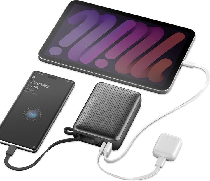 Produktbild Energea PowerBank Integra Ultra 45 20000mAh cable USB-C PD45W grey