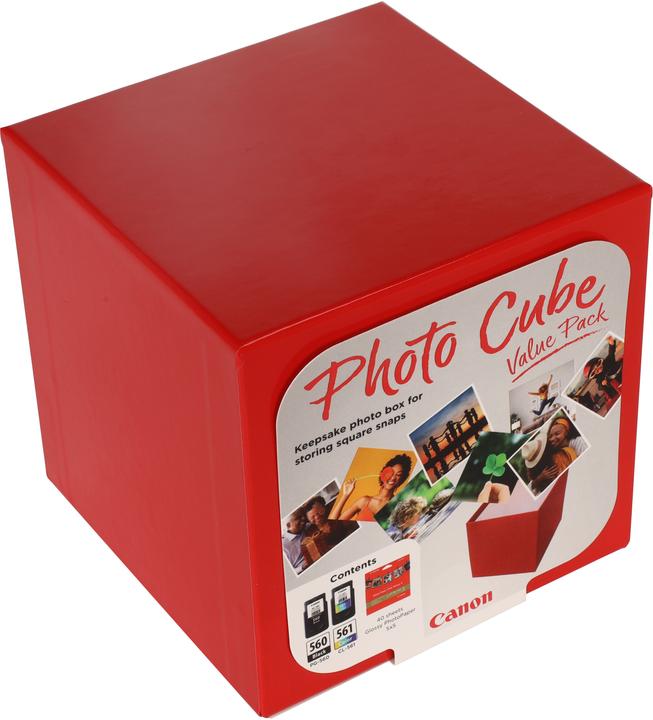 Image du produit Canon PG-560 / CL-561 Photo Cube Value Pack PP-201 13x13 cm 40 fls (CMJN)