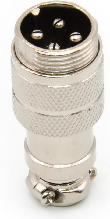 Immagine prodotto Purecrea GX16-4P Spina maschio da 16 mm per il montaggio dei cavi