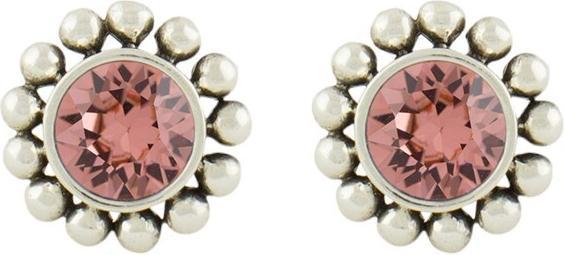 Image du produit Steinkult Boucles d'oreilles "Amy (Argent 925 sterling argenté, Laiton, Plaqué or 18 carats, Pierre de cristal)