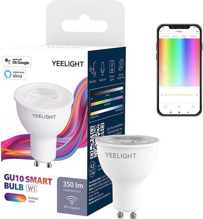 Produktbild Yeelight Smart LED (GU10, 4.50 W, 350 lm, 1 x, F)