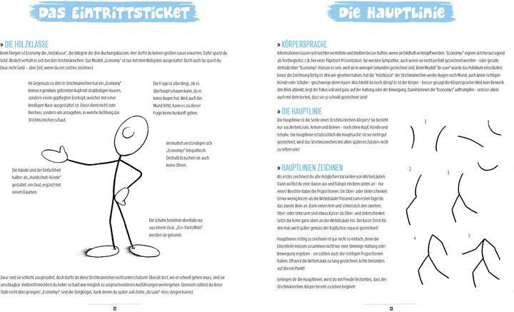 Produktbild Lebendige Strichmännchen zeichnen - Das Workbook (Deutsch, Andreas Tschudin, 2021)