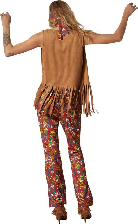 Immagine prodotto tectake Costume da donna hippy gilet e pantaloni (XXL)