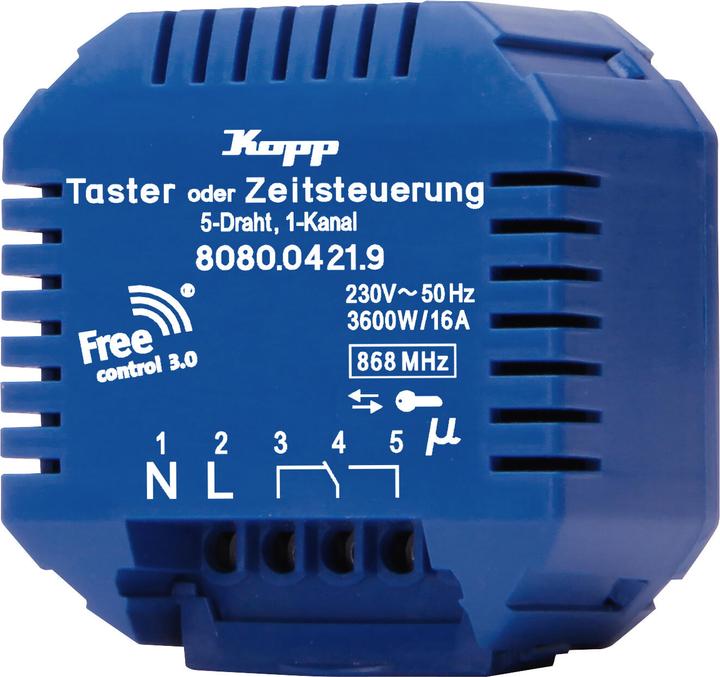 Produktbild Kopp Empfänger Free Control 3.0 1 Kanal (Schaltaktor)