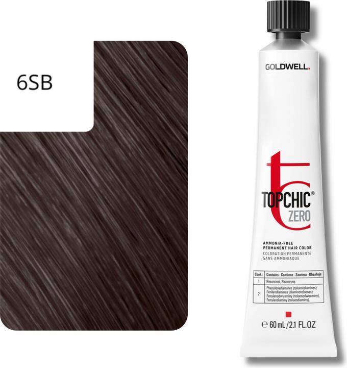Produktbild Goldwell Topchic Zero - 6SB Dunkel Silberblond (6SB Dunkel Silberblond)