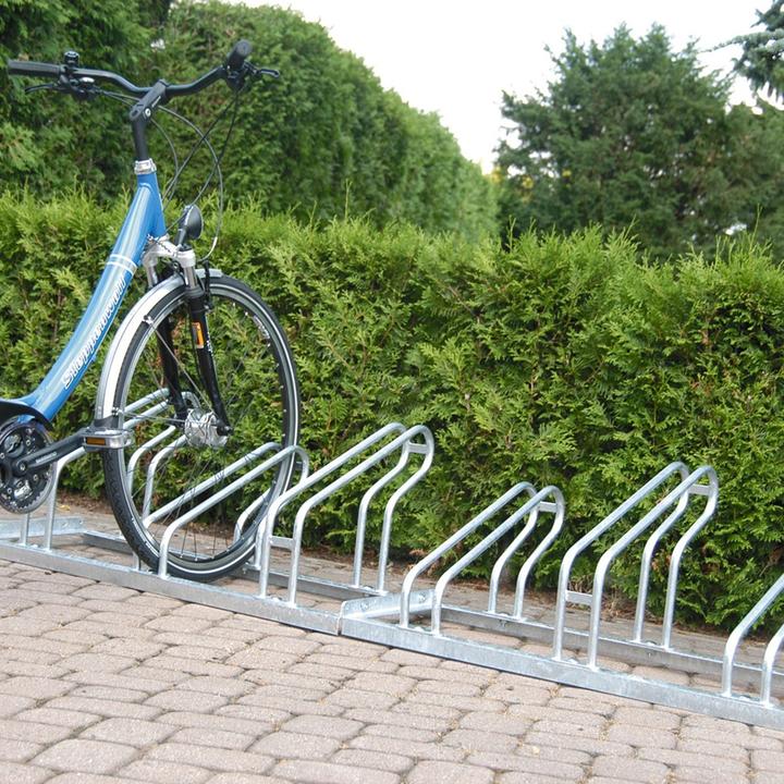 Produktbild Moravia Fahrradständer CLASSIC 1400 mm hoch/tief, für 4 Fahrräder