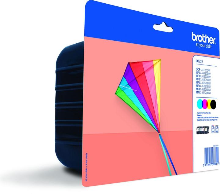 Brother LC-223 Value Pack (M, BK, Y, C)