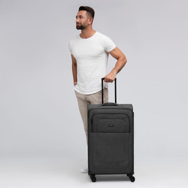 Produktbild Redolz Essentials 12 LARGE 4-Rollen Trolley 79 cm mit Dehnfalte (98 l, XL (ab 115l))