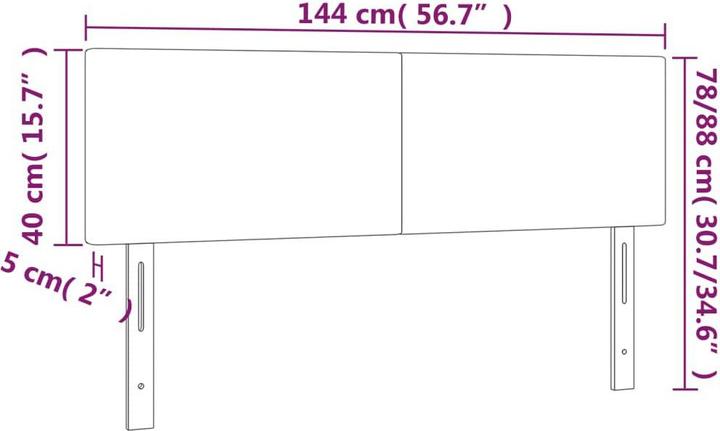 Immagine prodotto VidaXL Templeton (144 x 5 x 88 cm)